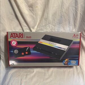 Atari 7800+ Game Console NIB Comes With Crystal Quest Game